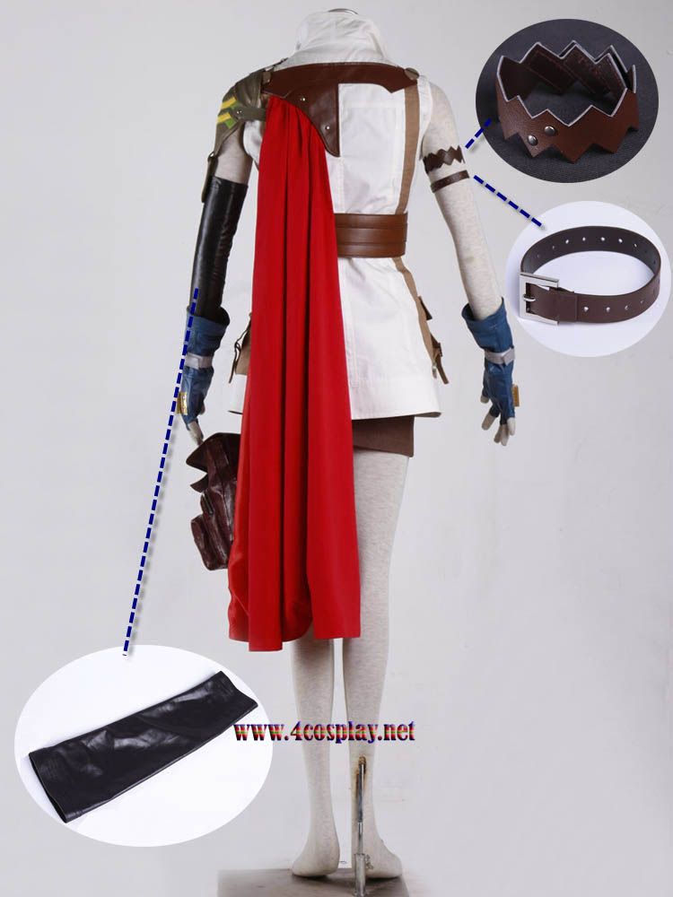 Final Fantasy XIII Lightning Eclair Farron Cosplay Costume Outfit