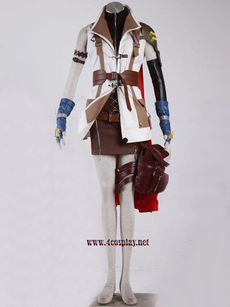 Final Fantasy XIII Lightning Eclair Farron Cosplay Costume Outfit