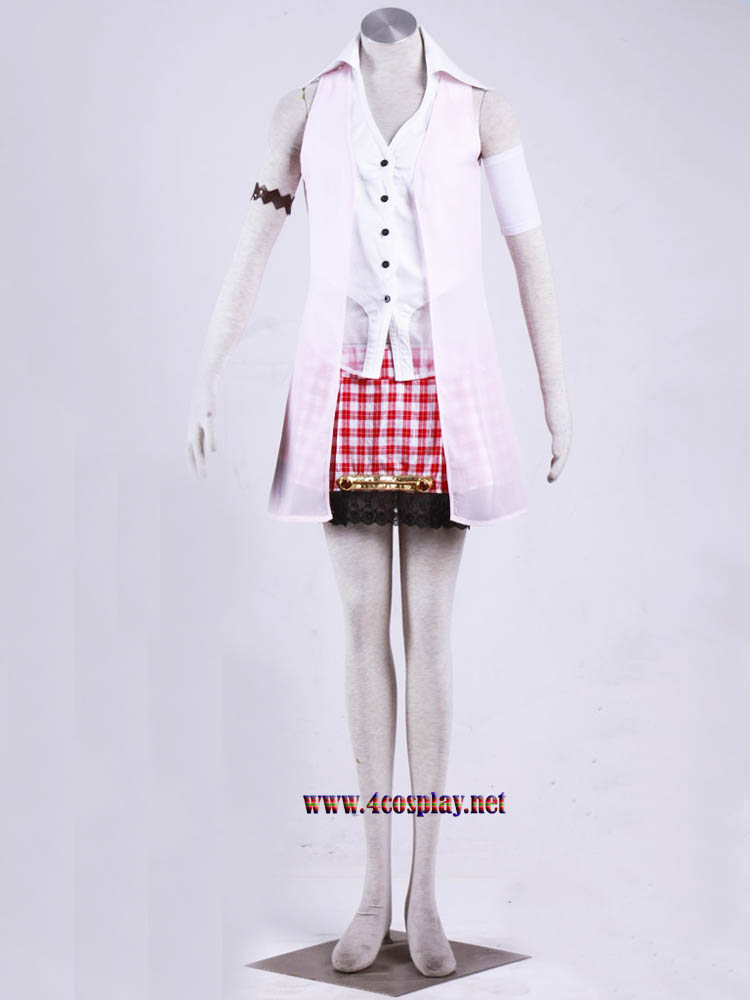 Final Fantasy XIII Serah Farron Cosplay Costume Outfit Dress