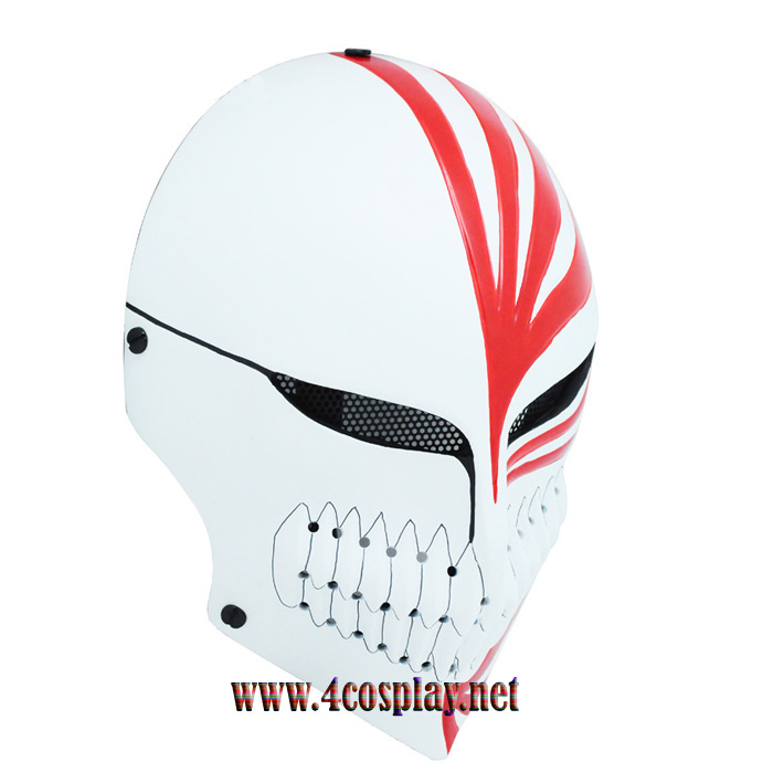 GRP Mask Anime Bleach Mask Kurosaki ichigo Cosplay Mask Glass Fiber Reinforced Plastics Mask