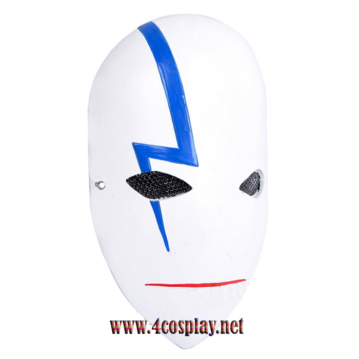 GRP Mask Anime Darker Than Black Mask BK-201 Cosplay Mask Glass Fiber Reinforced Plastics Mask