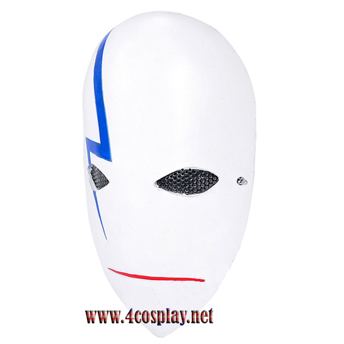 GRP Mask Anime Darker Than Black Mask BK-201 Cosplay Mask Glass Fiber Reinforced Plastics Mask