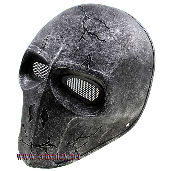 GRP Mask Anime Deathstroke Horror Mask Deathstroke Cosplay Mask Glass Fiber Reinforced Plastics Mask