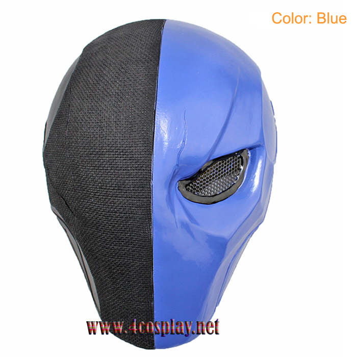 GRP Mask Anime Deathstroke Mask Deathstroke Cosplay Mask Glass Fiber Reinforced Plastics Mask