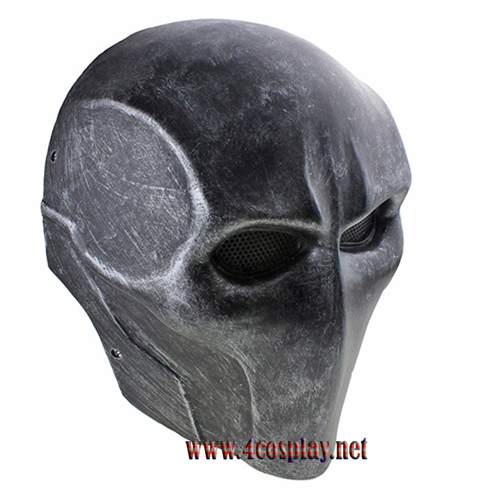 GRP Mask Anime Deathstroke Mask Deathstroke Cosplay Mask Glass Fiber Reinforced Plastics Mask