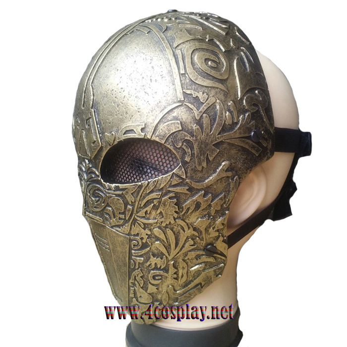 GRP Mask CS Protective Mask Golden War General Mask Glass Fiber Reinforced Plastics Mask