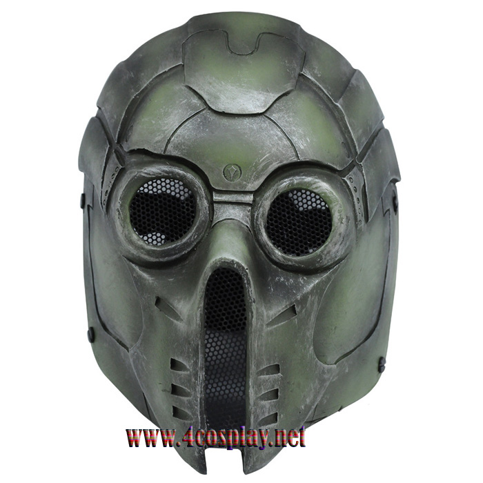 GRP Mask CS Protective Mask Green Strange Mask Glass Fiber Reinforced Plastics Mask