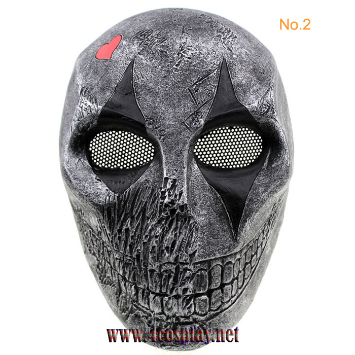 GRP Mask CS Protective Mask Horror Clown Mask Glass Fiber Reinforced Plastics Mask