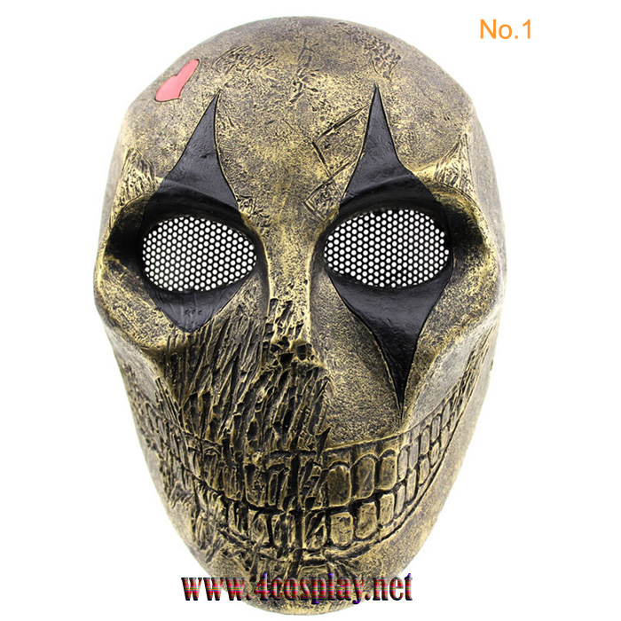 GRP Mask CS Protective Mask Horror Clown Mask Glass Fiber Reinforced Plastics Mask