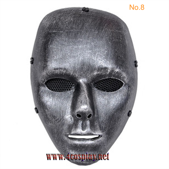 GRP Mask Dance MelbourneShuffle Cosplay Mask CS Mask Glass Fiber Reinforced Plastics Mask