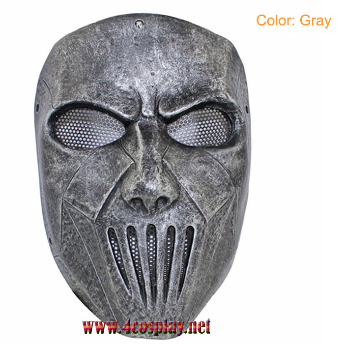 GRP Mask Heavy Metal Band Slipknot Mask Guitarist Mick Thomson Cosplay Mask Glass Fiber Reinforced Plastics Mask