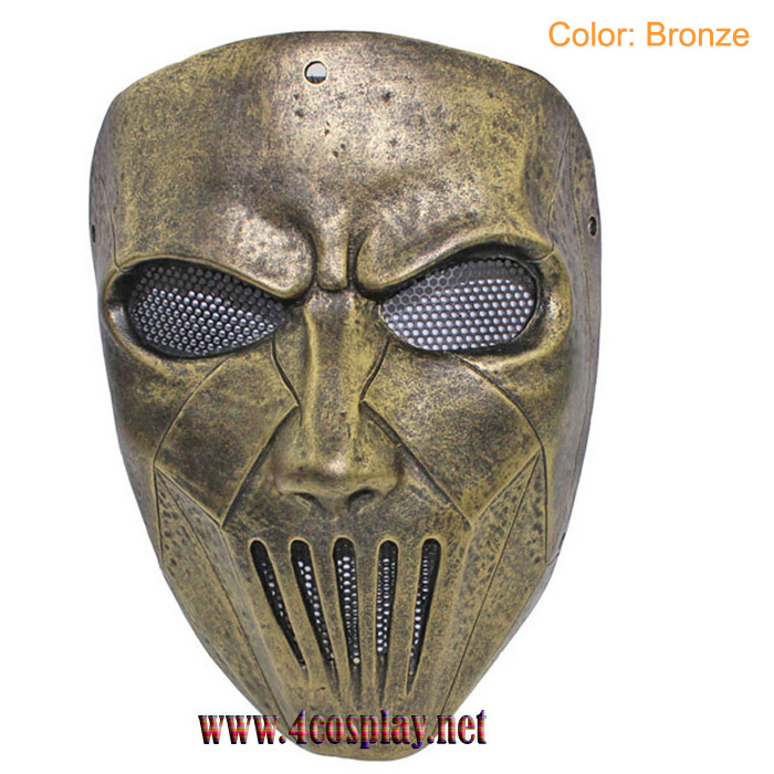 GRP Mask Heavy Metal Band Slipknot Mask Guitarist Mick Thomson Cosplay Mask Glass Fiber Reinforced Plastics Mask