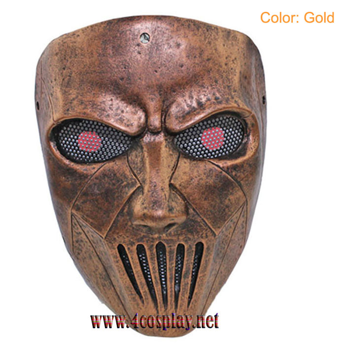 GRP Mask Heavy Metal Band Slipknot Mask Guitarist Mick Thomson Cosplay Mask Glass Fiber Reinforced Plastics Mask