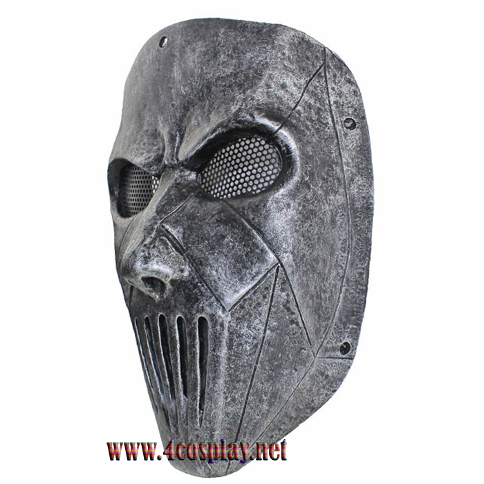 GRP Mask Heavy Metal Band Slipknot Mask Guitarist Mick Thomson Cosplay Mask Glass Fiber Reinforced Plastics Mask