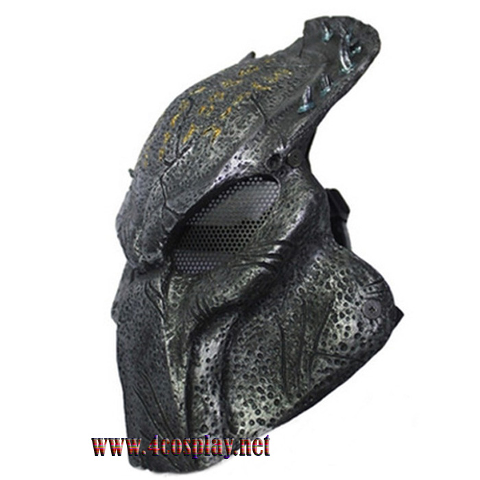 GRP Mask Movie Alien VS Predator Horror Mask Predator Warrior Cosplay Mask AVPR Mask Glass Fiber Reinforced Plastics Mask