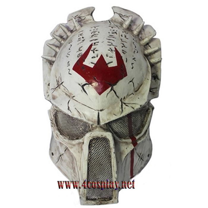 GRP Mask Movie Alien VS Predator Horror Mask Predator Warrior Cosplay Mask Glass Fiber Reinforced Plastics Mask