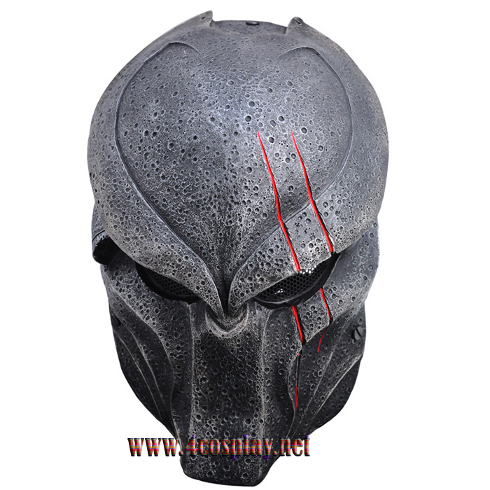 GRP Mask Movie Alien VS Predator Horror Mask Predator Warrior Cosplay Mask Glass Fiber Reinforced Plastics Mask