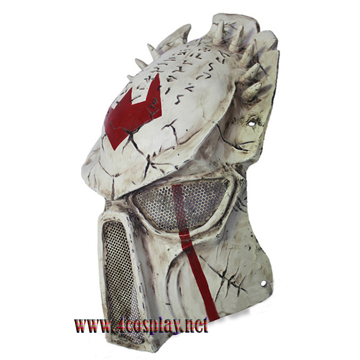 GRP Mask Movie Alien VS Predator Horror Mask Predator Warrior Cosplay Mask Glass Fiber Reinforced Plastics Mask