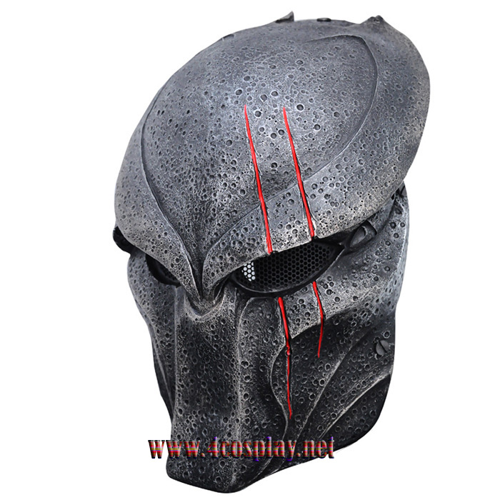 GRP Mask Movie Alien VS Predator Horror Mask Predator Warrior Cosplay Mask Glass Fiber Reinforced Plastics Mask