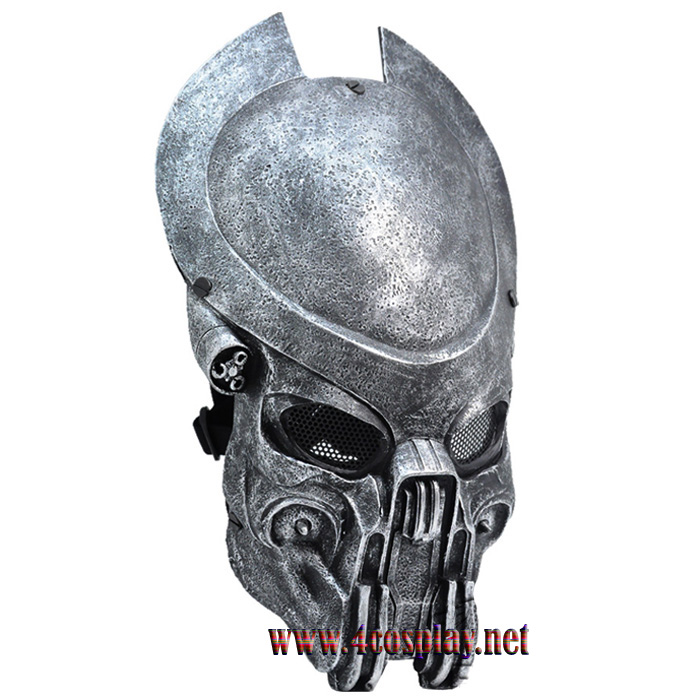 GRP Mask Movie Alien VS Predator Horror Mask Predator Warrior Cosplay Mask Glass Fiber Reinforced Plastics Mask