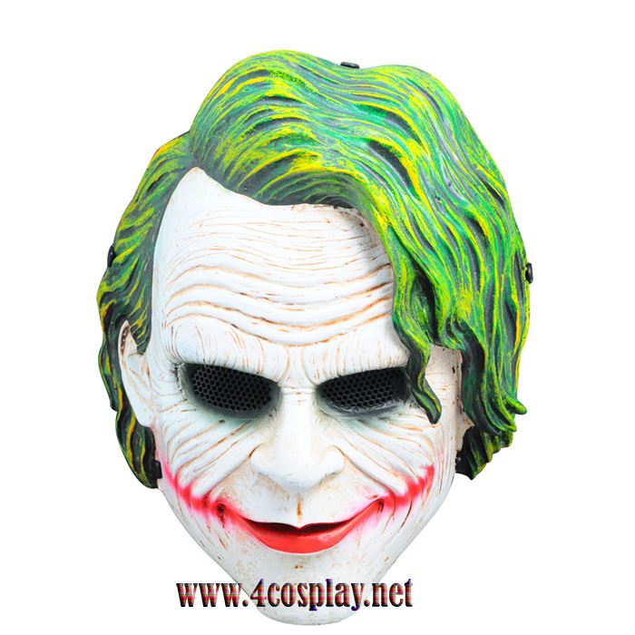 GRP Mask Movie Batman Dark Knight Cosplay Mask Clown Mask Glass Fiber Reinforced Plastics Mask