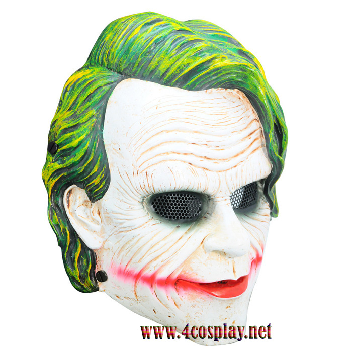 GRP Mask Movie Batman Dark Knight Cosplay Mask Clown Mask Glass Fiber Reinforced Plastics Mask