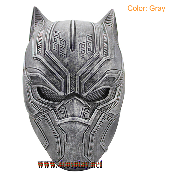 GRP Mask Movie Captain America 3 Mask The Black Panther Cosplay Mask Glass Fiber Reinforced Plastics Mask