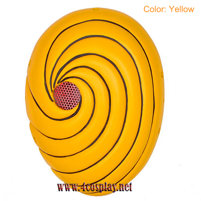 GRP Mask Movie Naruto Mask Uchiha Obito Cosplay Mask Glass Fiber Reinforced Plastics Mask