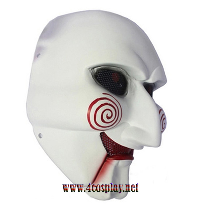 GRP Mask Movie Saw Cosplay Mask Scary Billy Horror Mask Glass Fiber Reinforced Plastics Mask