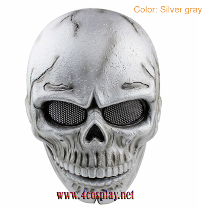 GRP Mask Movie Spectre Cosplay Mask Spectre Skull Head Horror Mask Glass Fiber Reinforced Plastics Mask