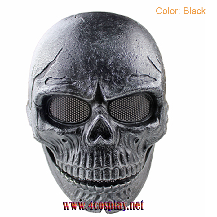 GRP Mask Movie Spectre Cosplay Mask Spectre Skull Head Horror Mask Glass Fiber Reinforced Plastics Mask