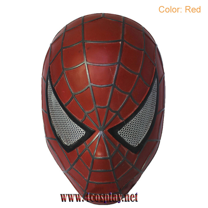 GRP Mask Movie Spiderman Cosplay Mask Glass Fiber Reinforced Plastics Mask