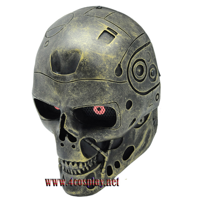 GRP Mask Movie The Terminator Cosplay Mask T-800 Robot Mask Glass Fiber Reinforced Plastics Mask