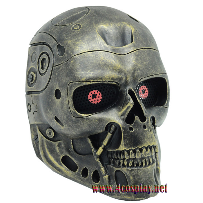 GRP Mask Movie The Terminator Cosplay Mask T-800 Robot Mask Glass Fiber Reinforced Plastics Mask