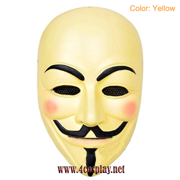 Grp Mask V For Vendetta Mask Guy Fawkes Cosplay Mask Glass Fiber Reinforced Plastics Mask