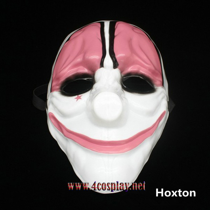 Game Payday 2 Mask The Robbers Dallas/Wolf/Chains/Hoxton Cosplay Mask Glass Fiber Reinforced Plastics Mask