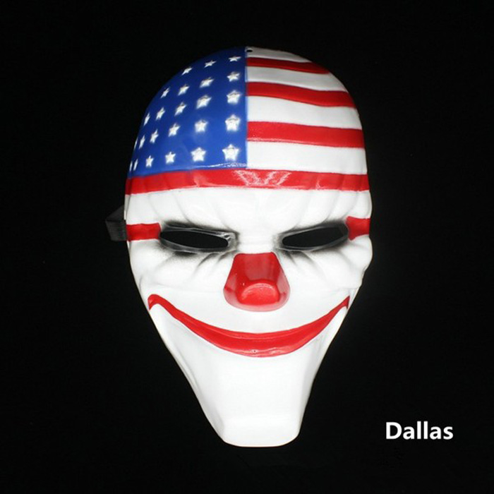 Game Payday 2 Mask The Robbers Dallas/Wolf/Chains/Hoxton Cosplay Mask