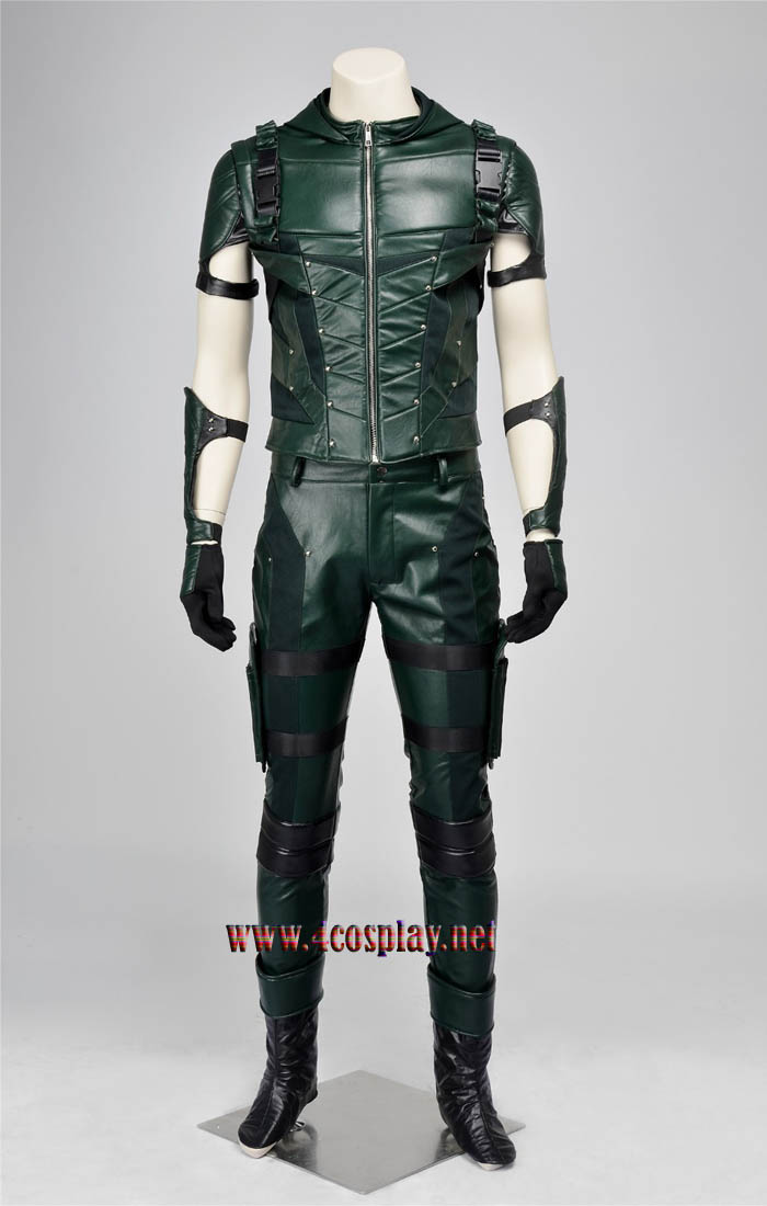 Green Arrow Season 4 Oliver Queen Cosplay Hoodie 