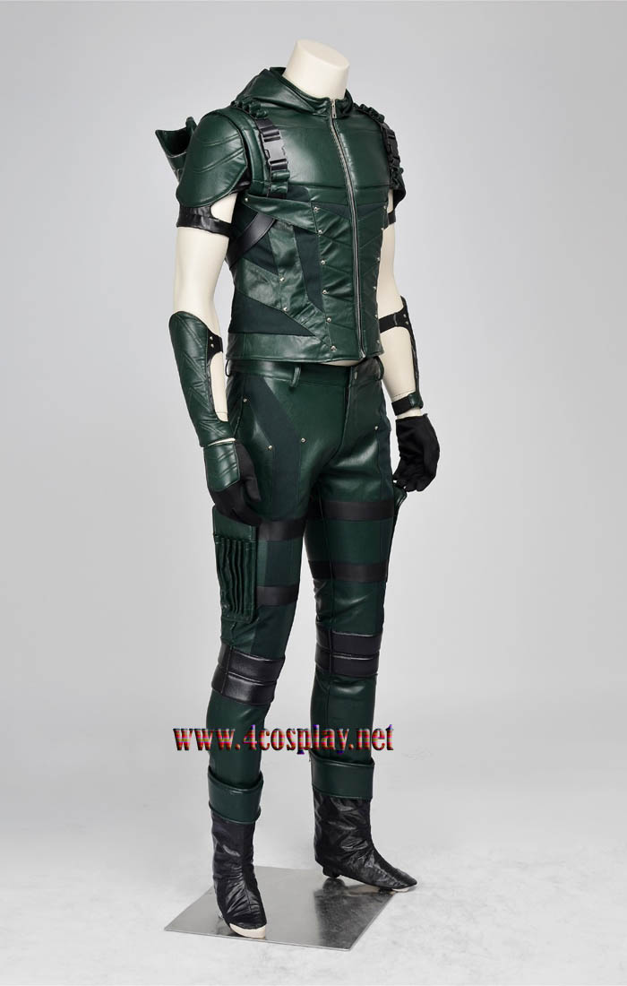 Green Arrow Season 4 Oliver Queen Cosplay Hoodie 