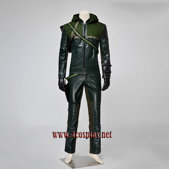 Green Arrow Oliver Queen Cosplay Costume 