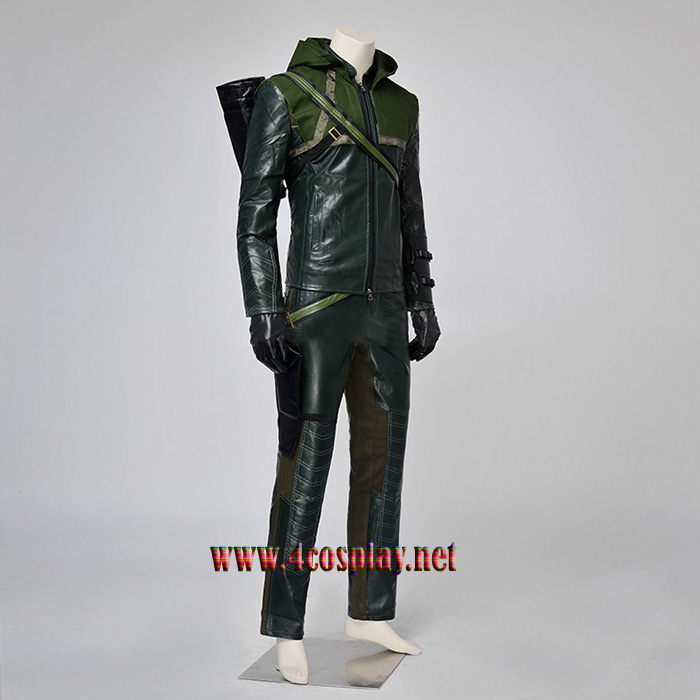 Green Arrow Oliver Queen Cosplay Costume 