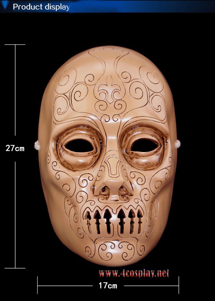 Harry Potter Movie Death Eater Mask for Halloween Party Masquerade Cosplay Prop