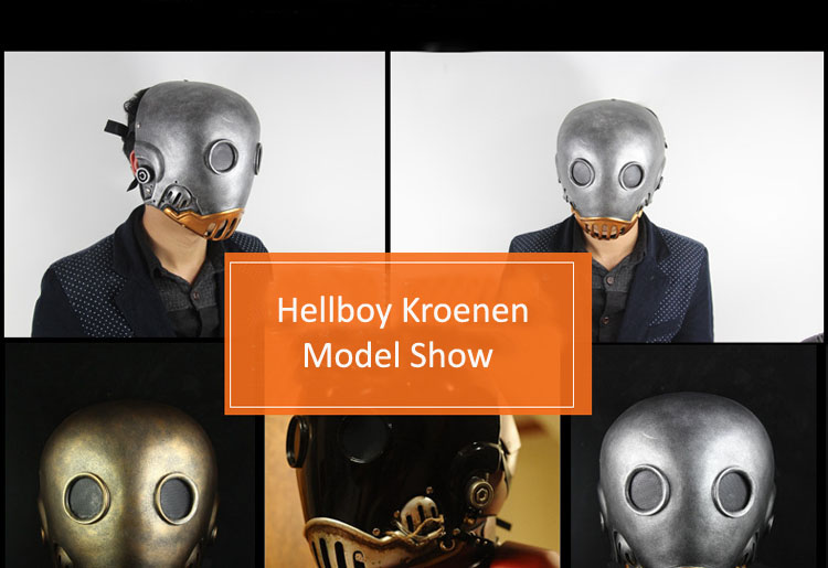 Hellboy Movie Kroenen Mask Resin 1:1 Replica for Cosplay Hellboy Kroenen