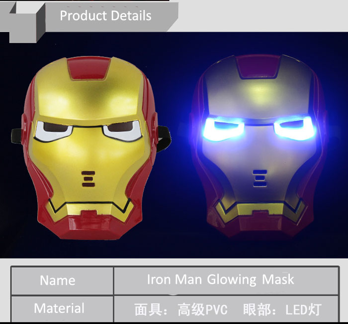 Iron Man Glowing Mask