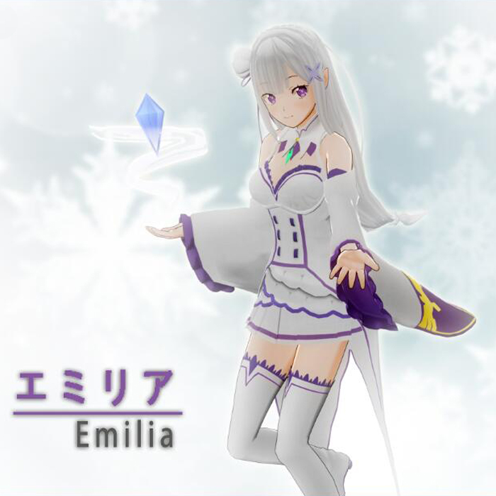 Re：Life in a different world from zero Cosplay Costume エミリア Emilia Costume