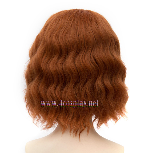 Mavel Movie Avengers 2 Age of Ultron Black Widow Orange Wig 