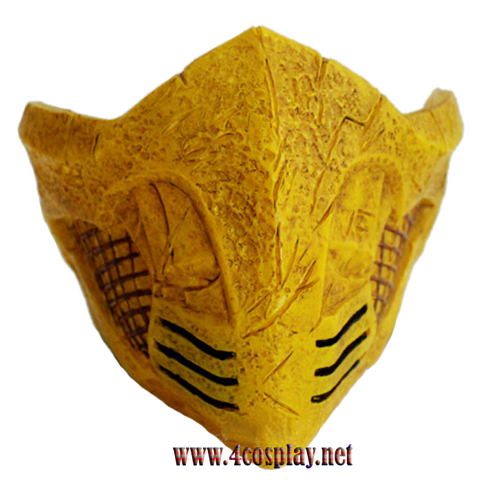 Mortal Kombat Cosplay Mask Scorpion Mask