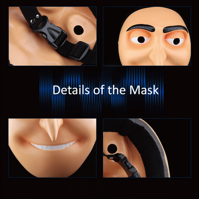 Movie Despicable Me Dad Gru Mask