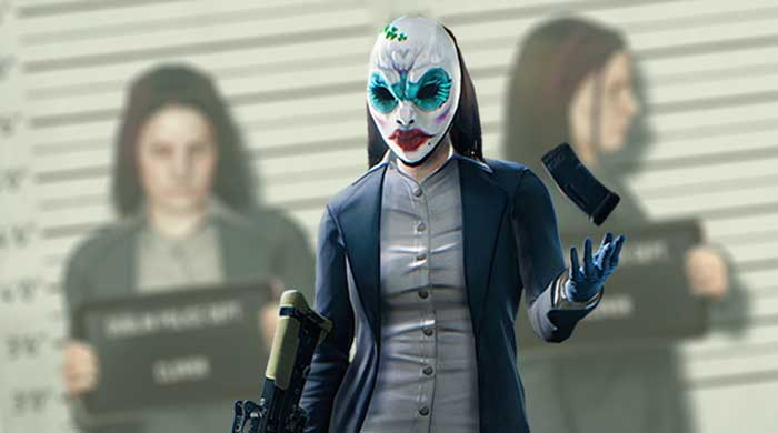 Payday2 Female Robber Horror Mask