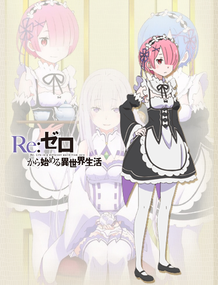 Re：Life in a different world from zero Cosplay Costume ラム Ram Costume Maid Clothing